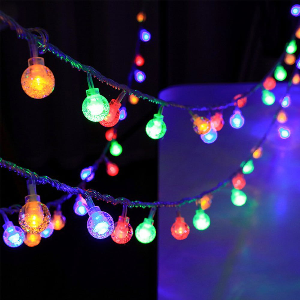 Snowflake Bulb-ball Star Photo Clip LED Fairy String Light for Xmas Party Garden 