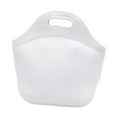 thumbnail image 2 of Bolsa para lonchera, lonchera portátil con aislamiento y cremallera para comidas tipo bento. Blanco, 2 of 9