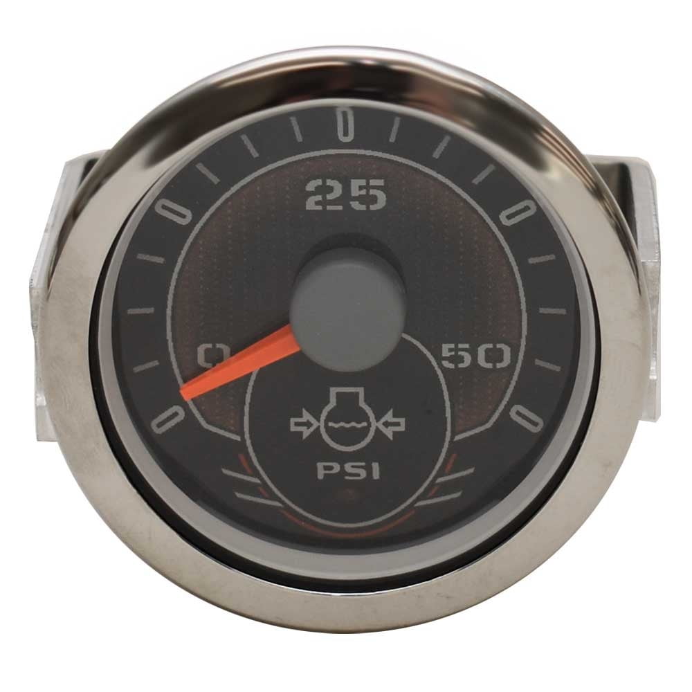 Beede Boat Water Pressure Gauge 961056 Ranger 2 Inch Silver Black