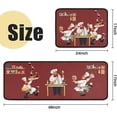 thumbnail image 3 of 2Pcs Kitchen Runner Mat Sets Chef Kitchen Mats for Restaurant Non Slip Waterproof Standing Kitchen Runner Mats 17\u201dx24\u201d+17\u201dx48\u201d, 3 of 6