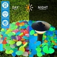 thumbnail image 4 of NOGIS Glow in The Dark Pebbles 500pcs Glows Rainbow Glow Stones Rocks Luminous Pebbles for Fish Tank Outdoor Decor Garden Lawn Yard Aquarium Walkway (Multicolor), 4 of 7