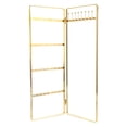 thumbnail image 1 of Shisuyan Jewelry Organizer Golden Tabletop Stand 1Set 11In X 7.1In X 0.3In, 1 of 8