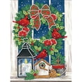 thumbnail image 2 of Cuadros Decorativos Taladro parcial de forma especial de pintura de diamante DIY de ambiente navideño (UP300) Tmvgtek embutido en tela, 2 of 9