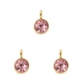 thumbnail image 3 of Minnieouse Birthstone Rhinestone Crystal Golden Round Beads Jewelry Making Keychains DIY Drop Birthday Decorations Pendants Chain Type1 NO1, 3 of 6