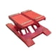 thumbnail image 4 of Modelo de elevador de garaje para coche a escala 1/64, adorno de escritorio en miniatura para decoración de escena de garaje. Rojo, 4 of 9