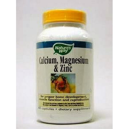 Nature's Way Calcium Mag and Zinc Mineral Complex 100 Capsules