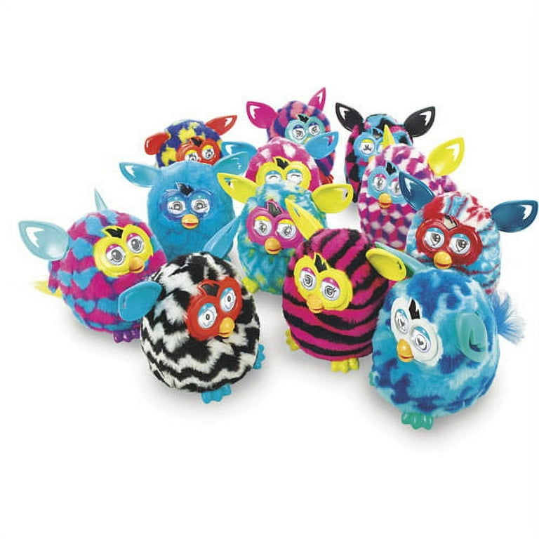 Furby Boom Plush Toy Teal Pattern Edition