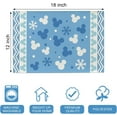 thumbnail image 2 of mubwai Winter Blue Placemats Set of 4, Snowflake Polka Dot Dining Table Place Mats, Christmas Seasonal Kitchen Decor Home Decoration 12 x 18 Inch, 2 of 6