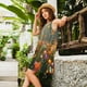 thumbnail image 2 of Fotbe Butterflies In Flower Field Vestido de Verano sin Mangas para Mujer – Vestido Midi Línea A, Estilo Camiseta Floral, Vestido Playero Casual y Fluido, 2 of 7