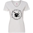 thumbnail image 3 of Inktastic Drummer Percussionist Music Gift Women's V-Neck T-Shirt, 3 of 5