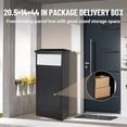thumbnail image 1 of EDTara Waterproof Outdoor Package Box, Locking Steel Parcel Delivery Mailbox With Combination Lock for Porch or Curb, 1 of 6