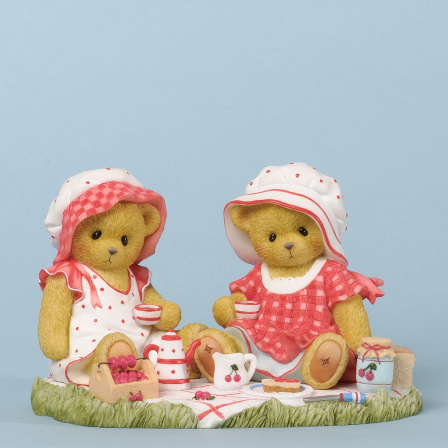 Cherished Teddies Sweet Cheerful Abigail Amelia Picnic Bears Figurine 4035943 - Walmart.com