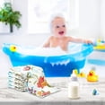 thumbnail image 6 of Spring Birds Floral Baby Muslin Wash cloths Soft Absorbent Face Towels, Colorful Flowers Summer Burp Cloths Cotton Bath Wipes 3 Pack Infant Wash Cloth for Newborn Boys Girls 12x12 inches, 6 of 7