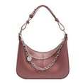 thumbnail image 1 of Nueva moda Otoño e Invierno bolso mensajero nicho cadena hombro PU axila bagpink, 1 of 5