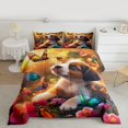 thumbnail image 2 of Homewish Cute Puppy Dogs Full Size Comforter Sets,Chic Butterflies Flower Bedding Comforter Set,Kawaii Pet Animal Bedding Sets For Boys Girls,Super Cozy Room Decor Reversible,3-Piece, 2 of 8
