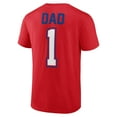 thumbnail image 3 of Men's Red Philadelphia Phillies Father's Day #1 Dad T-Shirt, 3 of 3