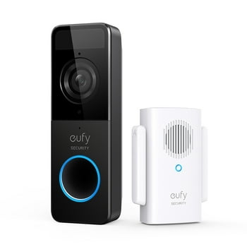eufy Security by Anker- Wireless 1080p Video Doorbell with Chime, 120 Day Security, No Subscription, Locally Stored Data