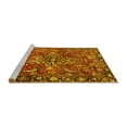 thumbnail image 2 of Ahgly Company Machine Washable Indoor Rectangle Persian Yellow Traditional Area Rugs, 2' x 5', 2 of 4