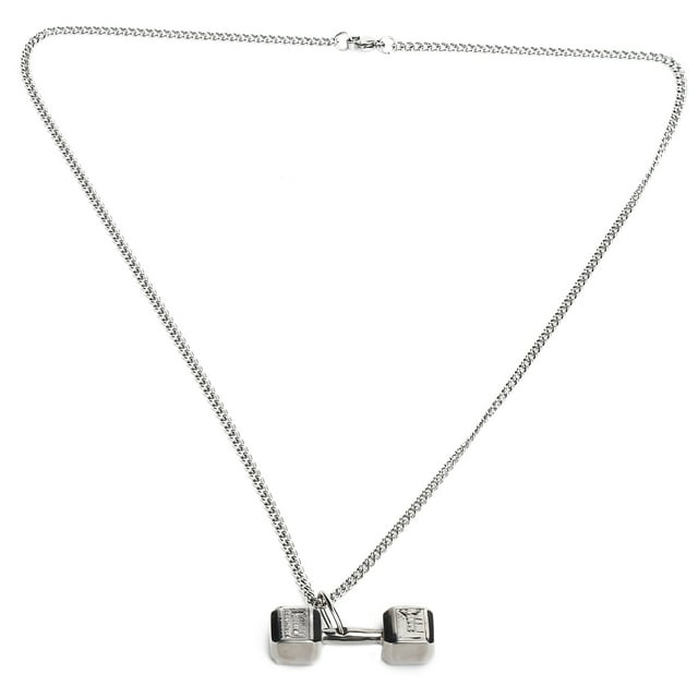 Collier Pendentif, Haltère Pendentif Collier Unisexe Cadeau Collier Vintage Next-Gen Design