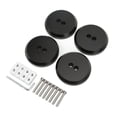 thumbnail image 3 of Adaptador De Almohadillas De Soporte Jack, Adaptador De Almohadilla Firme Jack 4PCS Resistente A La Compresión Negro Para Vehículo, 3 of 7