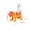 C, variant on Tao Tao Skeleton Dog Keychain Accessories - Colorful Plastic Pendant For Backpacks, Bags & More - Ideal For Gifts Removable Pendant A