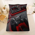 thumbnail image 5 of Erosebridal Modern Video Game Bed Sheets,Kids Game Controller King Sheets For Console Gamer 4 Pieces, 5 of 6