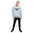 thumbnail image 4 of DC Comics Mens Justice League Movie Wonder Woman Emblem Sweatshirt, 4 of 5