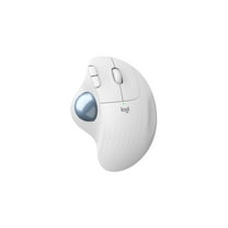 Logitech ERGO M575 Wireless Trackball Mouse - Easy thumb control, precision and smooth tracking, ergonomic comfort design, for Windows, PC and Mac with Bluetooth and USB capabilities - Off White