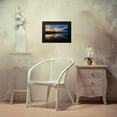 thumbnail image 3 of The Yellowstone Collection 14x11 Black Modern Framed Museum Art Print Titled - Sunset, Flat Mountain Arm, Yellowstone National Park, 3 of 4