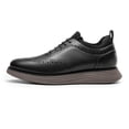 thumbnail image 2 of Zapatillas Oxford Wingtip MaxFlex para Hombre Bruno Marc, Negras, 2 of 7