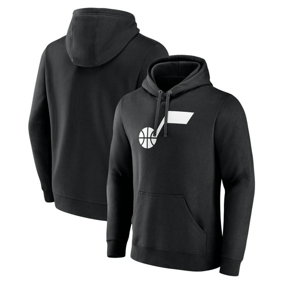Men's Black Utah Jazz Alternate Logo Pullover Hoodie