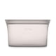 thumbnail image 2 of Bolsa de almacenamiento de alimentos reutilizable con cierre en la parte superior para platos grandes de silicona, color gris, 2 of 9