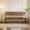 Walnut, variant on WILK 63" Long Dining Bench with Back, Modern Entryway Bench, Solid Wood Benches for Living Room, Kitchen, Balcony, Hallway, White
