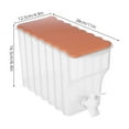 thumbnail image 2 of NICEXMAS Convenient White Drink Dispenser with Faucet Large Capacity Water Jug, 2 of 8