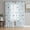 Pale Blue, variant on Sheer Curtains 45 Inch Length 2 Panels Set for Kitchen, Blue Floral Spring Semi Sheer Curtains for Windows, Blue Farmhouse Green Botanical Chic Voile Window Treatments Rod Pocket Curtain