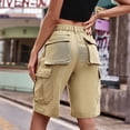 thumbnail image 5 of Taqqpue Bermuda Jean Shorts for Women High Waisted Trendy Stretchy Cargo Denim Shorts Knee Length Cutoff Loose Fit Long Shorts Summer Casual Jorts On Clearance for Women with Pockets S-XXL, 5 of 9