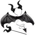 thumbnail image 5 of 1 juego de disfraz del diablo de Halloween, diablo del diablo del diablo del diadro del diablo del diabla, 5 of 5