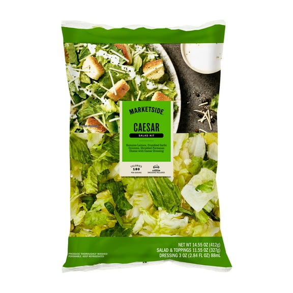 Marketside Caesar Salad Kit, 14.55 oz Bag, Fresh