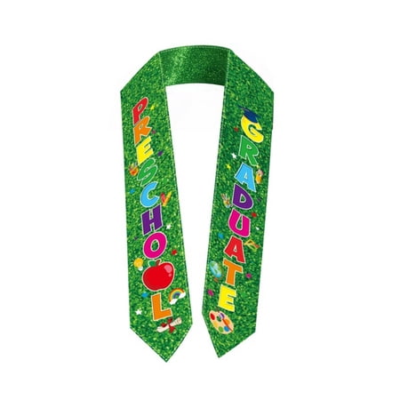 Preschool Graduate Graduation Sash Stole Graduation Ceremony Sash for Graduation Party Decorations Colorful Graduation Photo Prop Sash for Graduation Celebration Costume Accessory