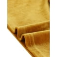 thumbnail image 5 of Unique Bargains Women's Velvet Sweetheart Neck Elegant Long Sleeves T-Shirt XL Yellow, 5 of 6