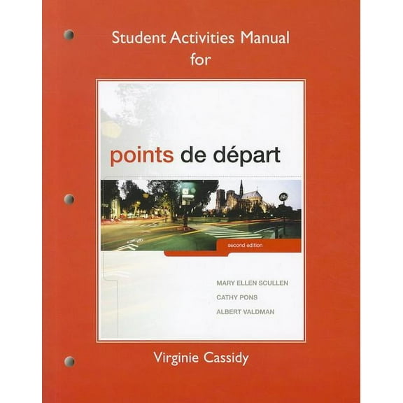 Student Activities Manual for Points de Départ (Paperback)