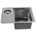 thumbnail image 1 of Cup Washer, Rust-proof Bar Cup Cleaner Kitchen Accessory With High-pressure Cup Washer For Bar For Milk Tea Shop For Home For Coffee Shop 8P-10 Without Faucet, 1 of 8