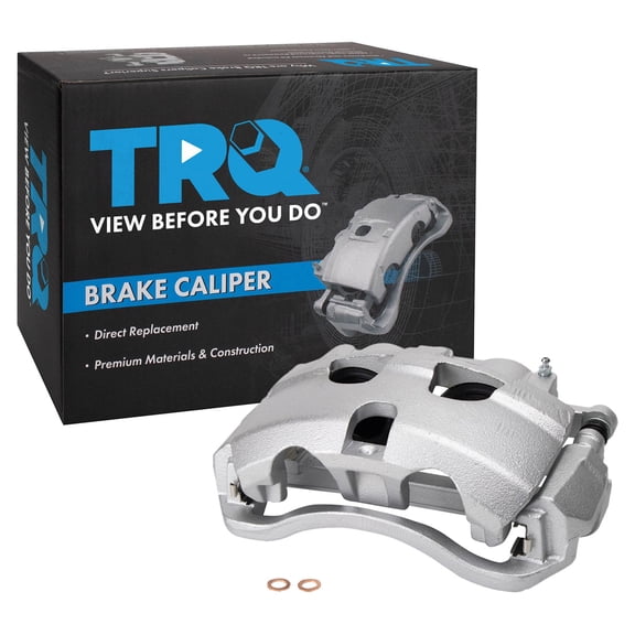 TRQ Front Left Brake Caliper w/Bracket Drivers Side Fits 2008-2014 Ford E-150 E-250 2008-2018 E-350 Super Duty 2008-2017 E-450 Super Duty