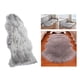thumbnail image 4 of Cubierta de sofá de silla de oveja sintética suave Baoblaze Alfombra de área peluda para sofá de piso de dormitorio sala de estar decoración gris L, 4 of 8