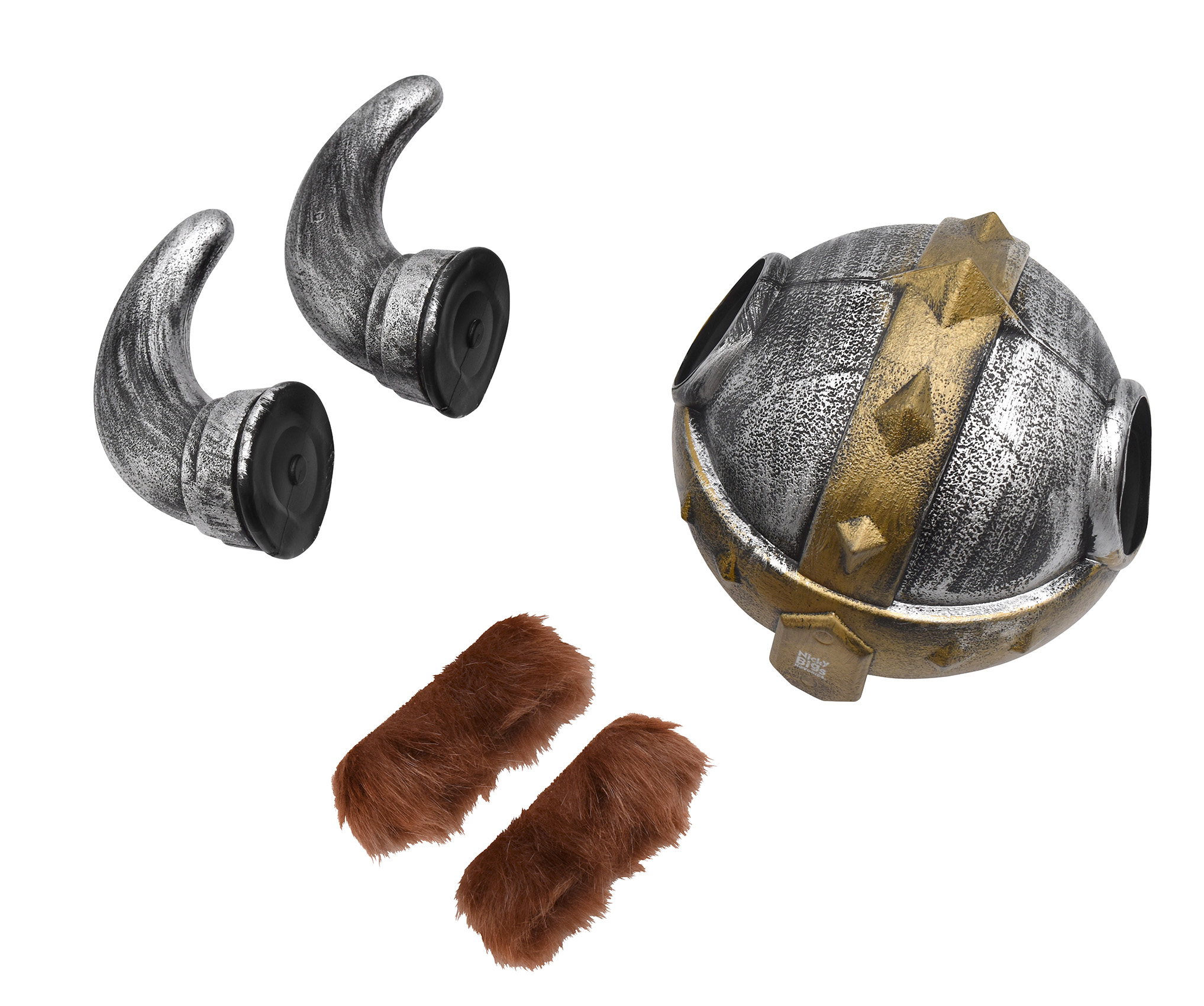 Casque Viking Avec Cornes Boland - Déguisement Adulte Unisexe Pour Carnaval, Cosplay, Fêtes Thématiques - 3