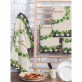 thumbnail image 2 of Spring Eucalyptus Leaves Kitchen Dish Towels for Drying Dishes Set of 4, Farmhouse Botanical Burlap Paid Waffle Weave Microfiber Hand Tea Bathroom Towels Quick Dry & Absorbent Towel 15.7x23.6, 2 of 7
