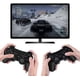 thumbnail image 3 of Controlador inalámbrico para PS3 Controlador de juegos Bluetooth Joystick Gamepad Playstation 3 Vibración dual Controlador USB de 6 ejes Joypad inalámbrico oso de fresa  Juguete, 3 of 6
