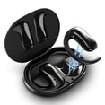 thumbnail image 1 of Audífonos Inalámbricos de Oído Abierto, Audífonos Bluetooth 5.3, 50 H de Reproducción con Estuche de Carga, Controles Táctiles, Asistente de Voz, Micrófono Integrado para Llamadas, 1 of 8