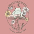 thumbnail image 2 of Junior's Lost Gods Happy Soul Frog  Sweatshirt Desert Pink Small, 2 of 3