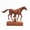 Sapele, variant on Mechanical Horse Wooden Automaton Model, Kinetic Sculpture with Moving Limbs & Tail, Handcrafted Sapele Wood Desktop Art Decor for Adults, Fully Assembled, Ideal Holiday Gifts